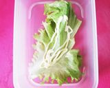 お弁当の仕切りレタスをおいしく!作り方2写真