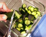 朝5分で夕食1品!胡瓜のニンニク醤油漬け作り方1写真
