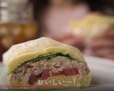 【低糖質】おから蒸しパンのサンドイッチ作り方26写真