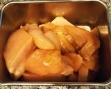 柔らか胸肉＆とろとろ茄子のケチャポン炒め作り方3写真