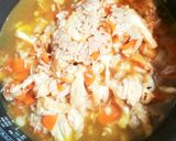 旨味がスゴい！ホタテ缶で炊き込みご飯☆作り方5写真