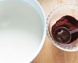 卵なし★濃厚チョコアイスクリーム★レンジ作り方2写真