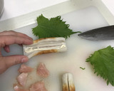 大葉とちくわのはさみ焼き作り方1写真