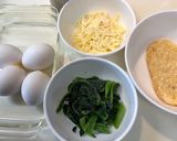 簡単オムレツ★ほうれん草ポテトチーズ作り方1写真