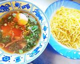 焦がしネギ入り煮干しつけ麺作り方5写真