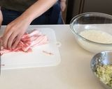 塩だれでさっぱり♪豚バラとろろ丼作り方1写真