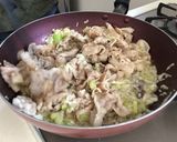 塩だれでさっぱり♪豚バラとろろ丼作り方2写真