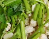リカちゃん♡鶏挽き肉とにんにく空芯菜炒め作り方4写真