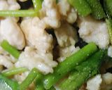 リカちゃん♡鶏挽き肉とにんにく空芯菜炒め作り方7写真