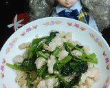 リカちゃん♡鶏挽き肉とにんにく空芯菜炒め作り方11写真