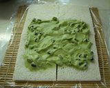 抹茶アイスのお手軽ロールケーキ？作り方2写真