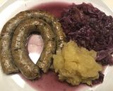 ドイツ料理 ソーセージと赤キャベツ作り方6写真