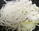 お魚ソーセージの簡単焼うどん作り方4写真