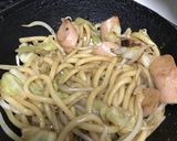 お魚ソーセージの簡単焼うどん作り方5写真