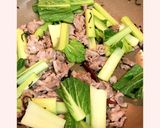 豚こまと小松菜のペペロンチーノ作り方5写真