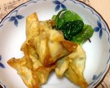♪♪簡単パパっと揚げ雲呑トマト♪♪作り方3写真