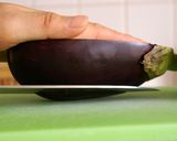 網焼き風☆フライパンで茄子の丸焼き作り方1写真