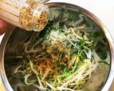 ちょー簡単！豆苗もやしナムル作り方7写真
