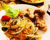 フライパンひとつで簡単豚ヒレ肉の竜田揚げ作り方5写真