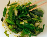 ワケギとマグロの木の芽味噌和え作り方10写真