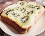 簡単ヘルシー☆キウイの美味トースト作り方3写真