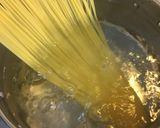 さば缶と小松菜の塩辛パスタ作り方6写真