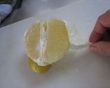 グレープフルーツの皮むき作り方3写真