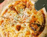 ピザストーンとトースターで薪窯ピザっぽく作り方8写真