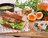 ヒレカツとレタスのバゲットサンド作り方3写真