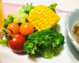 バランスご飯・豚ロースメインの献立の夕飯作り方4写真