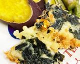 ハナビラタケとわかめのかき揚げ作り方6写真