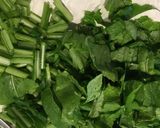 ご飯がススム!簡単!青菜ふりかけ作り方1写真