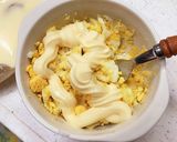 レンジで簡単＊鶏の甘酢煮タルタル乗せ作り方4写真