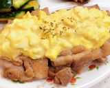 レンジで簡単＊鶏の甘酢煮タルタル乗せ作り方5写真