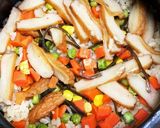 節約！ミックスベジタブルの炊き込みご飯作り方3写真
