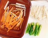 ボリューム満点＊麺と野菜の肉巻き作り方2写真