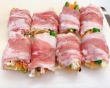 ボリューム満点＊麺と野菜の肉巻き作り方4写真