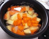 炊飯器で時短♪どろっとハヤシライス作り方1写真