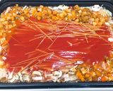 残りミネストローネでホットプレートパスタ作り方4写真