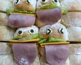 ランチ◉お弁当にちぎりパンサンドイッチ作り方3写真