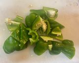 俺流!夏野菜とベーコンのペペロンチーノ作り方3写真
