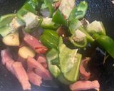 俺流!夏野菜とベーコンのペペロンチーノ作り方8写真