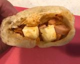 お揚げの中にキムチーズ作り方3写真