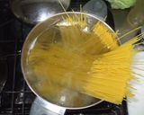 鮭ほうれん草和風パスタ♪簡単レシピ作り方3写真