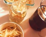 新生姜で自家製紅生姜　梅酢と味醂だけ覚書作り方1写真