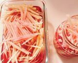新生姜で自家製紅生姜　梅酢と味醂だけ覚書作り方2写真