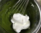 抹茶と小豆(白あん入り)のシフォンケーキ作り方6写真