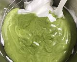 抹茶と小豆(白あん入り)のシフォンケーキ作り方7写真