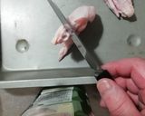 手羽先の簡単な骨の抜き方〜グリル作り方1写真