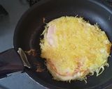 何食べ⭐️ポテトのハムチーズパンケーキ作り方4写真